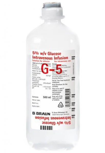 BBRAUN Glucose 5% 500 ml Infusionslösung